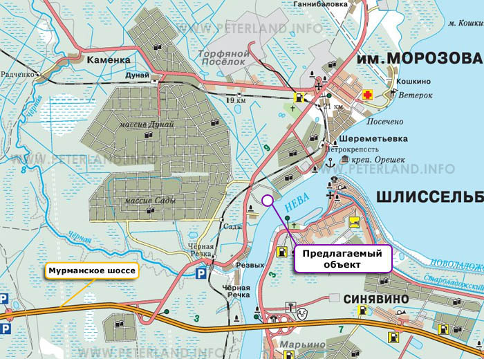 продажа земли на берегу невы
