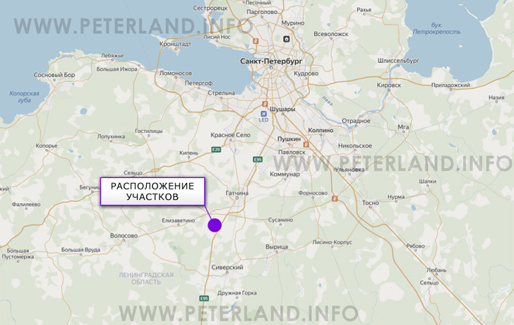 с/х земли около дер.Старые Черницы на карте