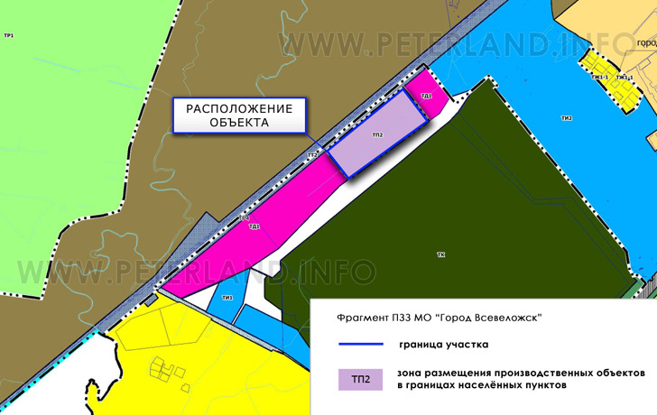 участок на ПЗЗ Всеволожского района