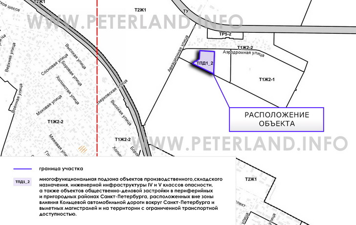 участок на ПЗЗ Курортного района СПб