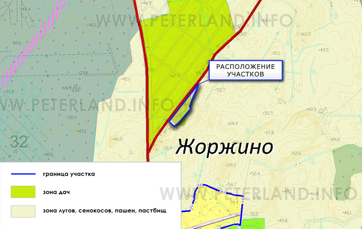 участок на Генплане Нурминского СП