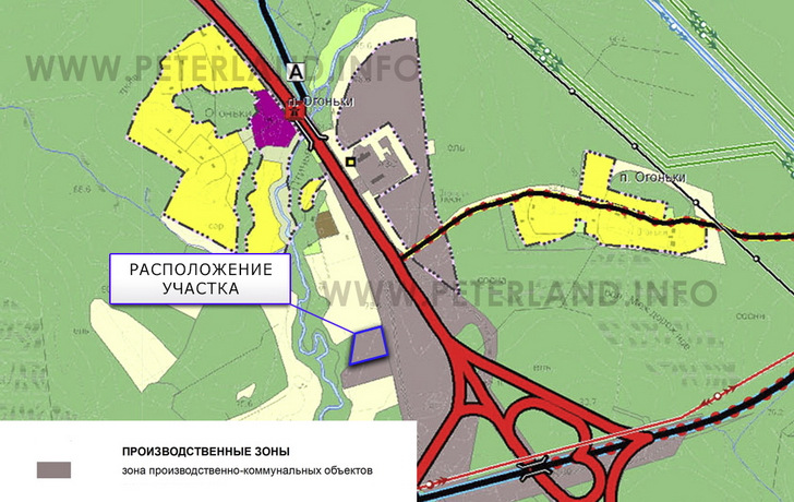 участок на Генплане Первомайского СП