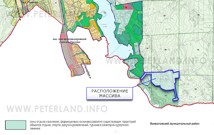 участок на Генплане Орехово