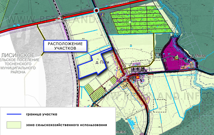 участки на Генплане Форносовского ГП