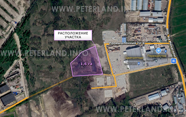 продажа промышленного участка рядом с Порошкино