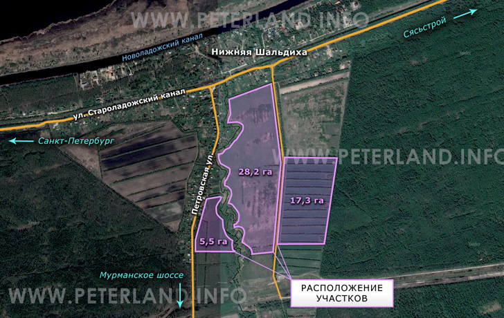 участки под застройку в д.Нижняя Шальдиха