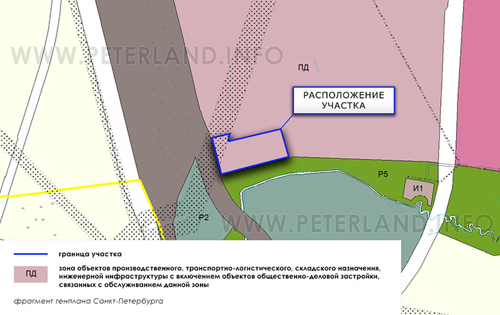 участок на Генплане Пушкинского района
