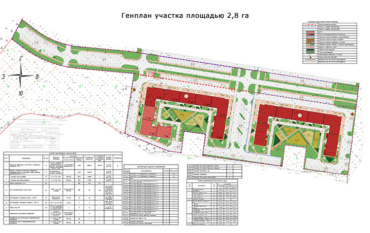 генплан участка 2,8 га