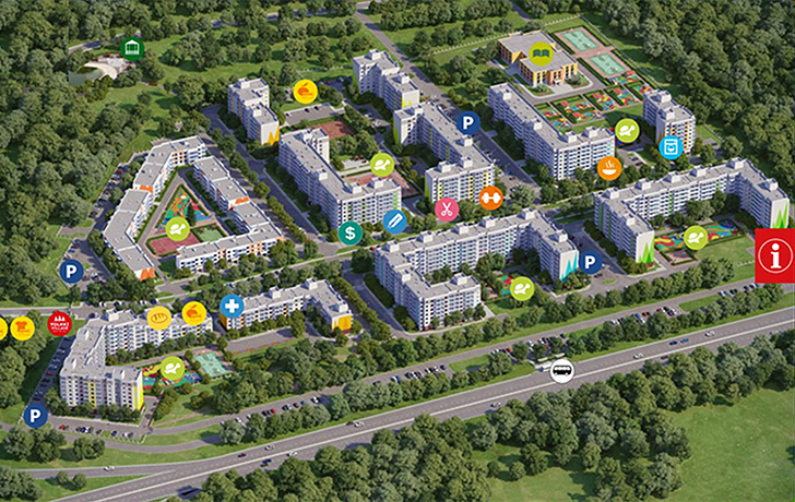 проект ЖК в Скотном