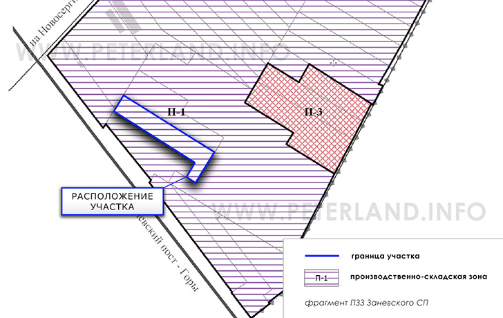 участок на ПЗЗ Заневского СП