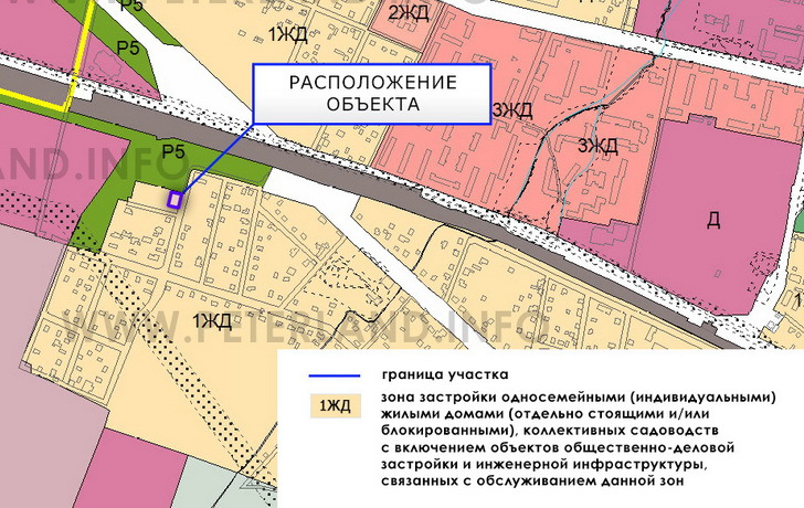 участок на Генплане Петродворцового района СПб