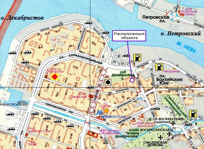 Где находится васильевский остров