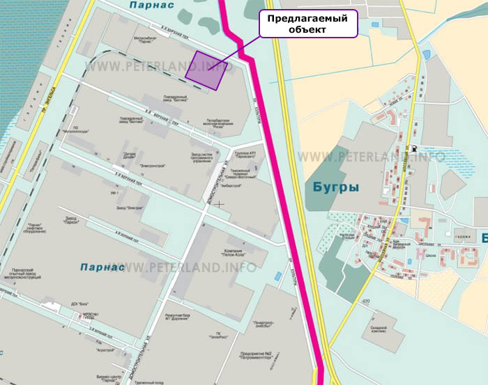 земельный участок парнас