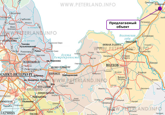 Волховский район карта схема Волховский район карта схема