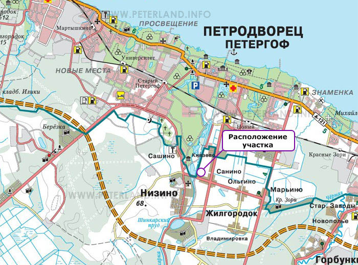 продажа земли санино