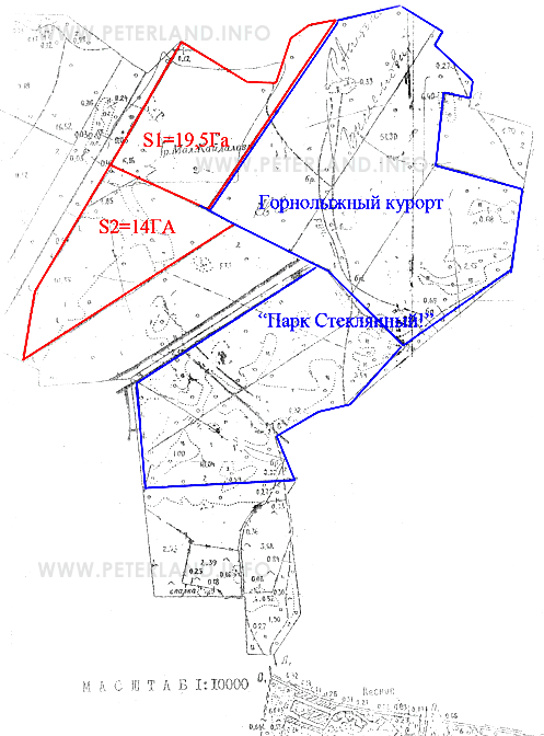 парк стеклянный план участка